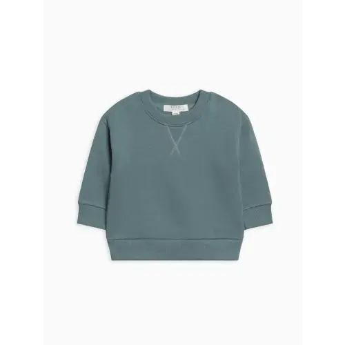 Georgie Fleece Relaxed Dropped Shoulder Pullover Sweatshirt