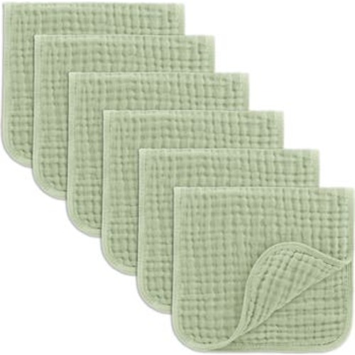 Muslin Burp Cloths - Pack of 6