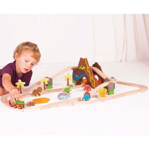 Dinosaur Train Set - Bigjigs Toys | Maisonette