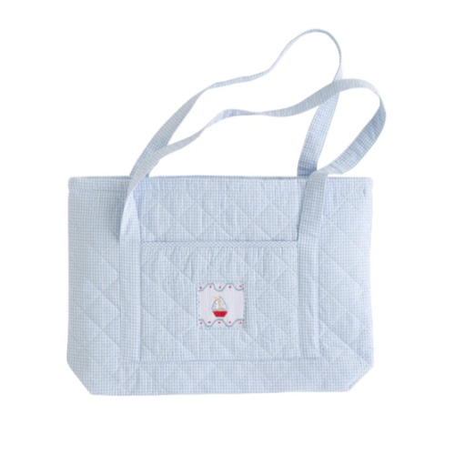 Quilted Tote - Sailboat