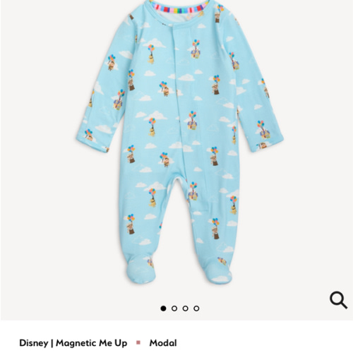 Magnetic Footie – Up! Size: 0-3 mo