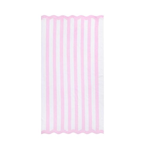 Riviera Stripe Reversible Beach Towel