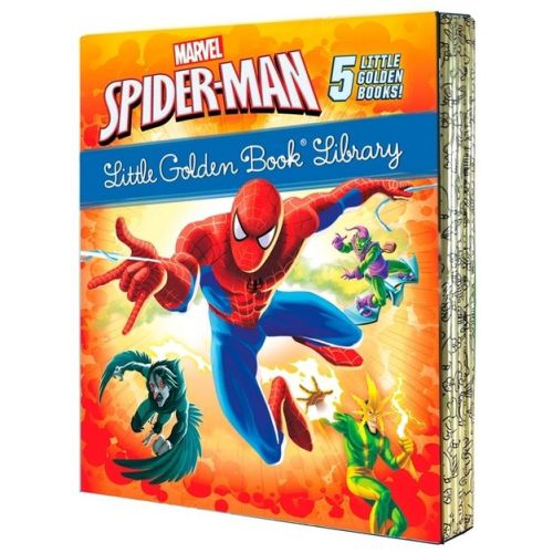 Spider-man Little Golden Book Library (marvel) - By Various (mixed Media Product)