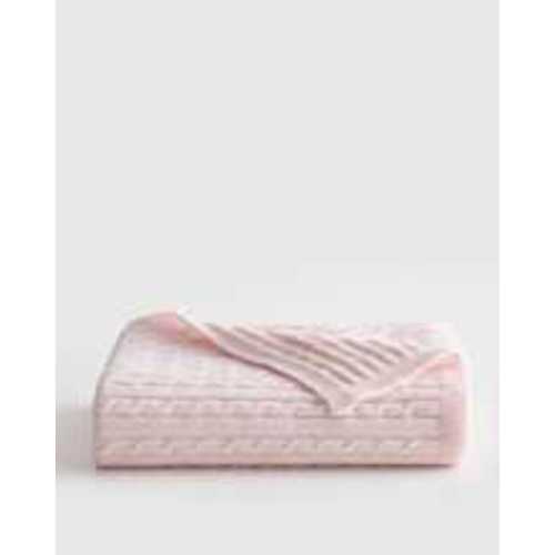 Luxe Cable Knit Cashmere Baby Blanket