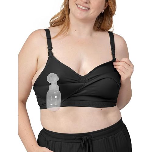Kindred Bravely Sublime Contour Hands Free Pumping & Maternity Bra for Nursing and Breastfeeding