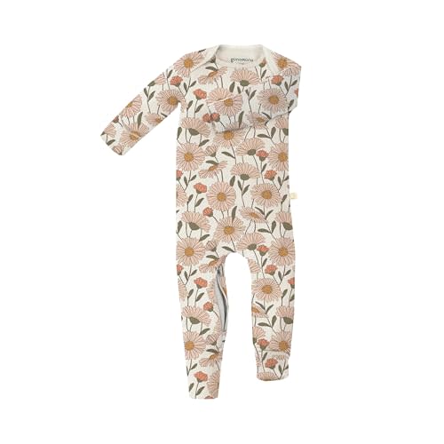 GUNAMUNA Unisex Baby Toddler Ultra-Soft Convertible Pajama, Footie or Romper Sleeper with Diaper Zipper, Newborn to 24 Months