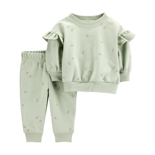 Carter's Child of Mine Baby Girl Outfit Set, 2-Piece, Sizes 0/3-24 Months