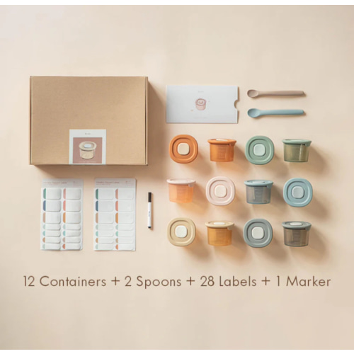 Silicone Baby Food Containers (12 Pack)