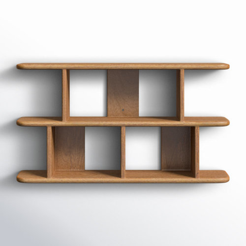 Joss & Main Fayette Tiered Storage Wood Wall Shelf | Wayfair