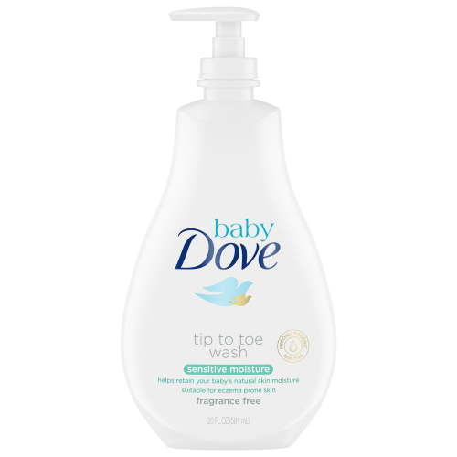 Baby Dove Tip to Toe Wash and Shampoo for Sensitive Skin, 20 fl oz