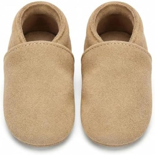 Soft Sole Baby Walking Shoes Suede Leather Moccasins First Step Crib Shoes for Baby Girl and Toddlers