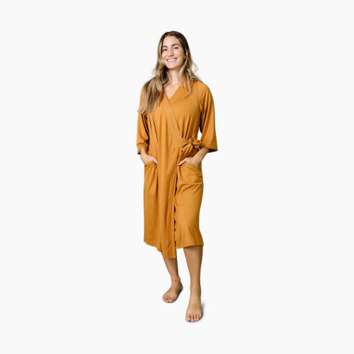 Copper Pearl Women's Everyday Robe - Camel, Large