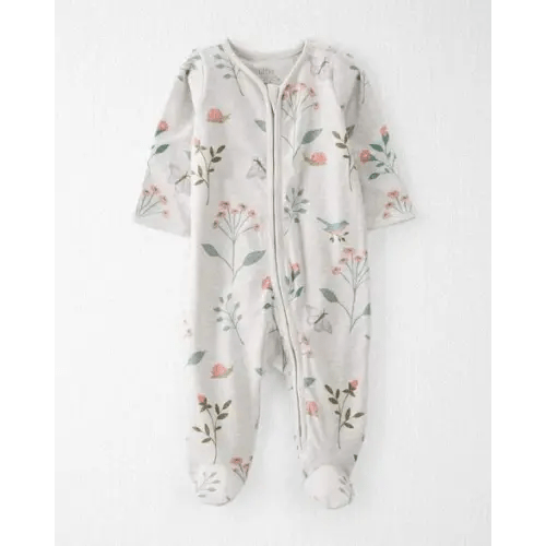 Baby Girl Organic Cotton Sleep & Play Pajamas - Little Planet | Carter's