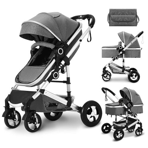 Kinder King 2 in 1 Convertible Baby Stroller