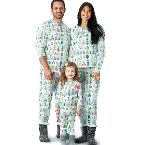 HonestBaby Family Matching Organic Cotton Holiday Pajamas