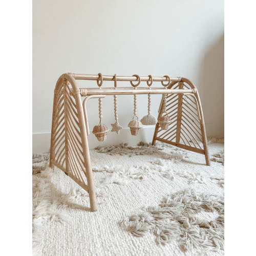 Woven Wilde | Rattan Baby Play Gym