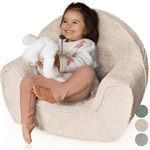 ZICOTO Comfy Kids Chair for Toddler - Portable Super Soft Chair for Gaming and Studying - Modern Chair for Babies Fits Nicely with Any Decor