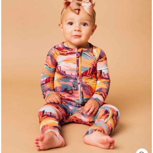 Saddle Up Sunset Convertible Romper