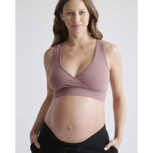 French Terry Modal Maternity & Nursing Sleep Bra 2-Pack