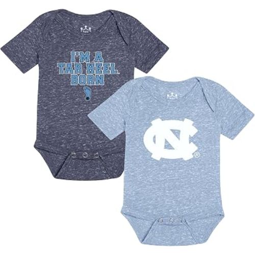 Little King Short Sleeve NCAA Romper 2 Pack-Knobby Fabric-Knobby Fabric-Infant Sizes 0-3M 6M 12M 18M