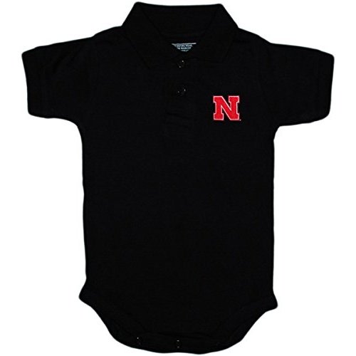 Creative Knitwear University of Nebraska Huskers Newborn Polo Bodysuit