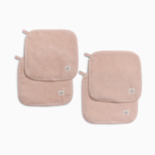 Tiny Kind Organic Washcloths 4 Pack - Cloud Pink