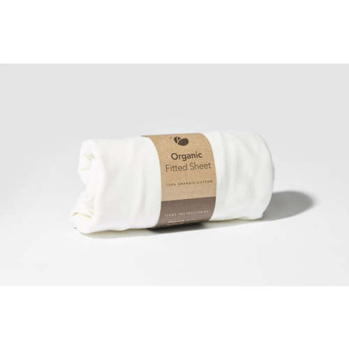 Organic Cotton Fitted Sheet for Lotus Everywhere Travel Crib – Guava Family