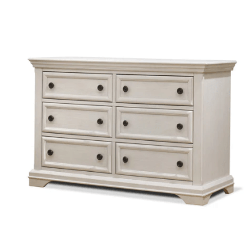 Fawn Baby Glacier Double Dresser in Brushed Ivory