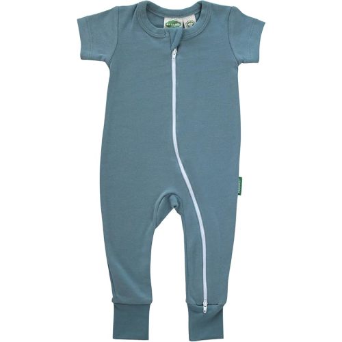 '2-Way' Zip Romper - Short Sleeve