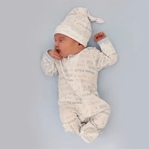 Little Brother Zipper Footie