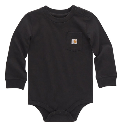 Carhartt Infant Boys' Logo Pocket Long Sleeve Onesie | Sheplers