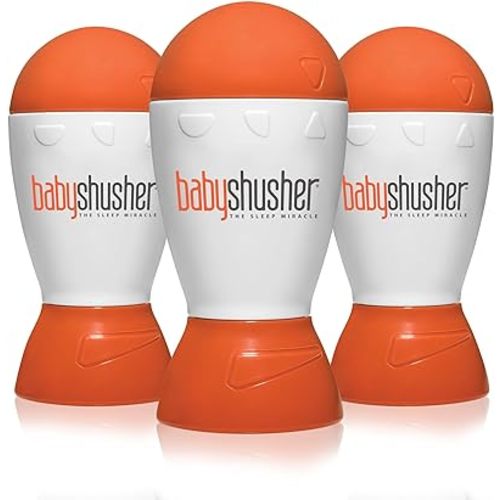 (3-Pack) Baby Shusher - The Original Shhh Calming Sound Machine for Baby | Stops Fussy Crying Spells | For Parents, Grandparents, Photographers & Daycares | Portable for Travel | 15 or 30 minute Timer