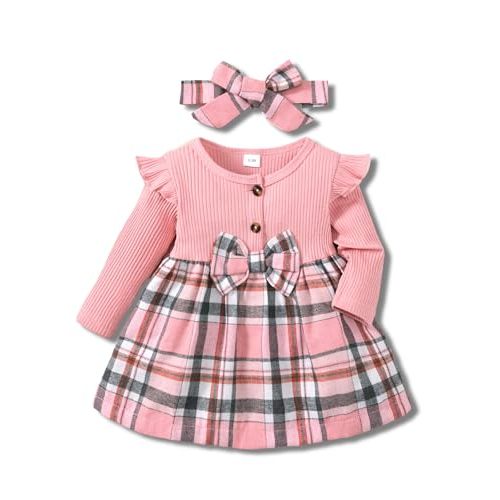 Baby Girl Dresses Clothes Infant Newborn Plaid Tutu Tulle Dress Party Birthday Princess Flower Dresses for Girls