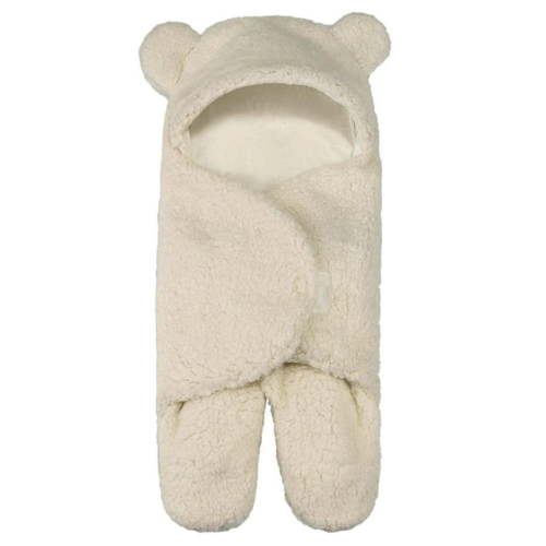 Facrlt Newborn Baby Cute Cotton Receiving White Sleeping Blanket Boy Girl Wrap Swaddle