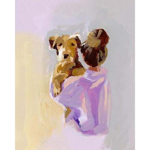 Shoulder Pup by Kate Gattey on Artfully Walls