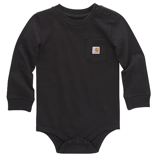 Carhartt Kid's CA5002 Long-Sleeve Pocket Bodysuit