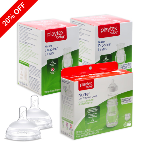 Playtex Baby Bundle: Ultimate Feeding Essentials Kit