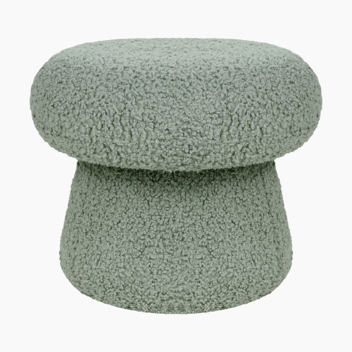 babyletto Mushroom Pouf - Sage Teddy Loop