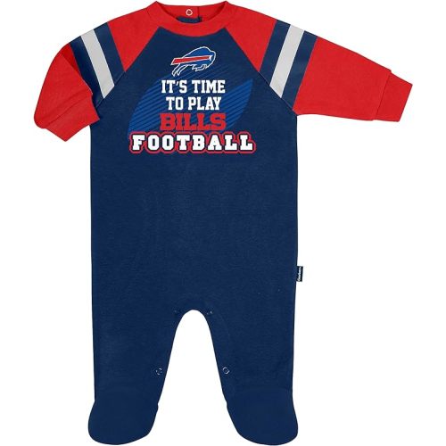 Gerber NFL Unisex Baby Nfl Team Footed Sleep and Play