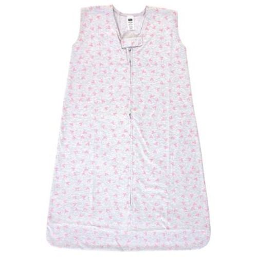 Hudson Baby Infant Girl Cotton Sleeveless Wearable Sleeping Bag, Sack, Blanket, Hearts, 12-18 Months