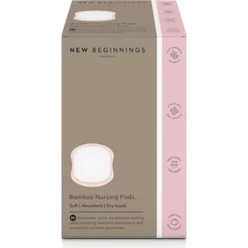 New Beginnings Bamboo Nursing Pads 80 pack | Woolworths