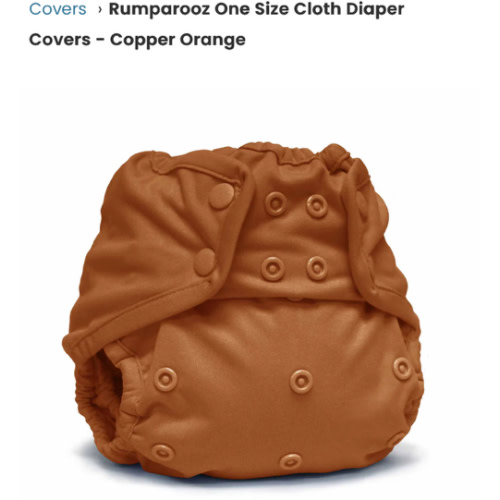 Rumparooz One Size Cloth Diaper Cover - Copper