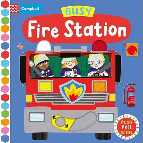 Busy Fire Station (Busy Books) Board book – July 4, 2023