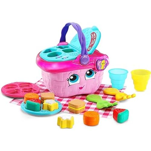 LeapFrog Shapes and Sharing Picnic Basket (Frustration Free Packaging), Pink