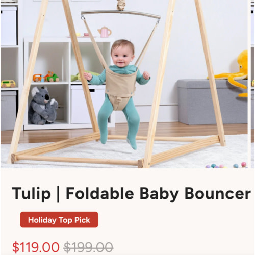 Tulip | Foldable Baby Bouncer