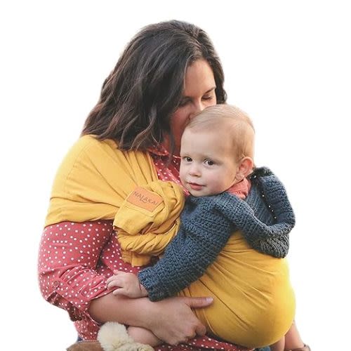 Nalakai Ring Sling Baby Carrier, Soft Bamboo and Linen Baby Sling