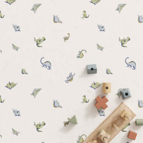 Dinosaur Island Organic Cotton Mini and Full Crib Sheet Set | Nestig