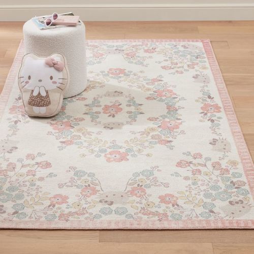 Hello Kitty® Floral Rug