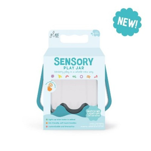 Glo Pals Toddler Sensory Play Jar, Color: Blue