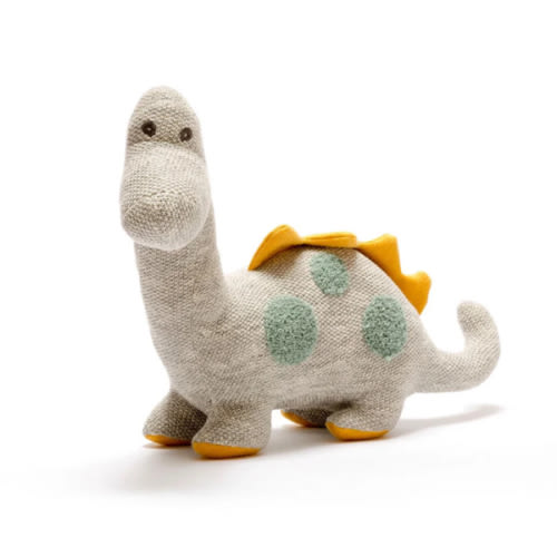 Organic Cotton Large Diplodocus Plush Toy